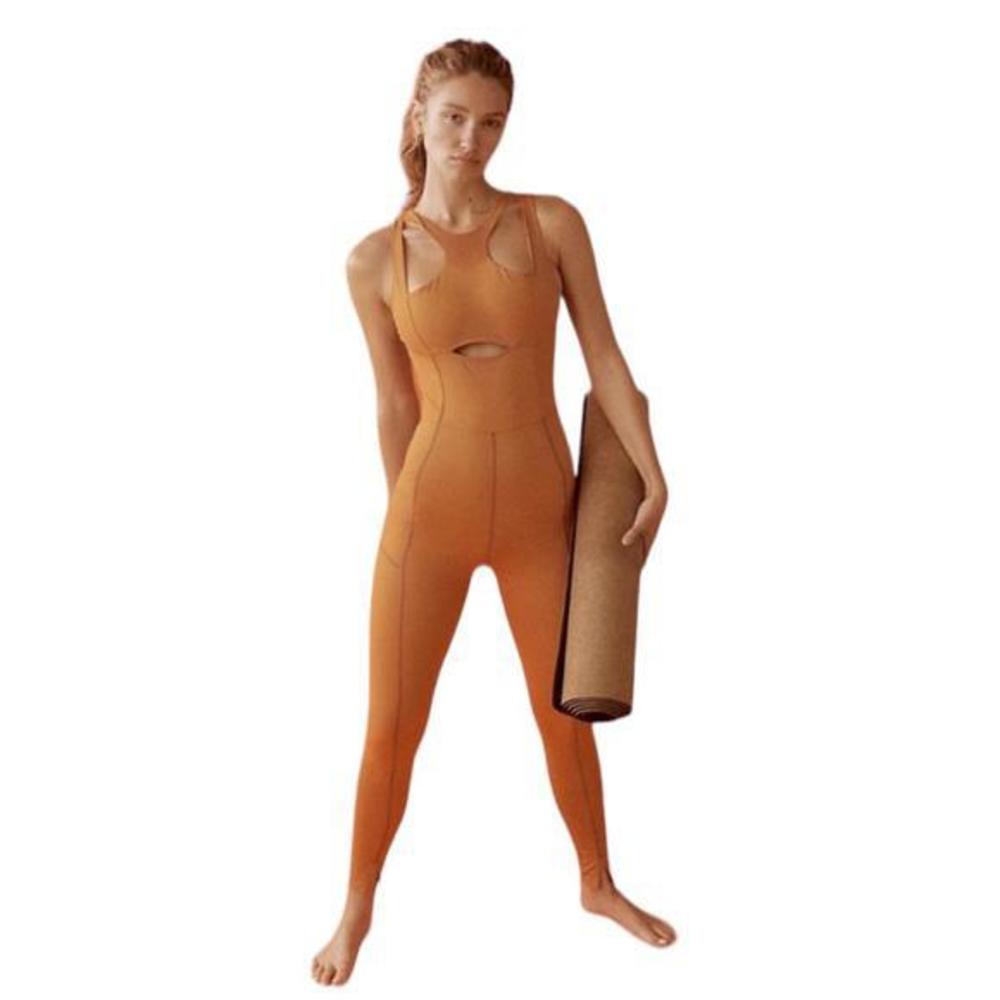 027 Free People Movement Breakaway Cutout Onesie Size Medium
